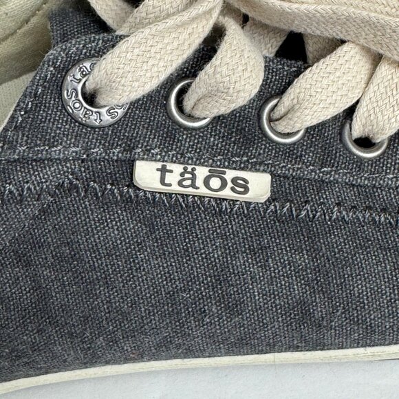 Taos Star Sneaker Grey White Womens Size 6.5 Casual Tennis Shoes Lace Up Gray - Picture 12 of 13